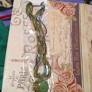 Fashion Jewelry Peacock Green Necklace